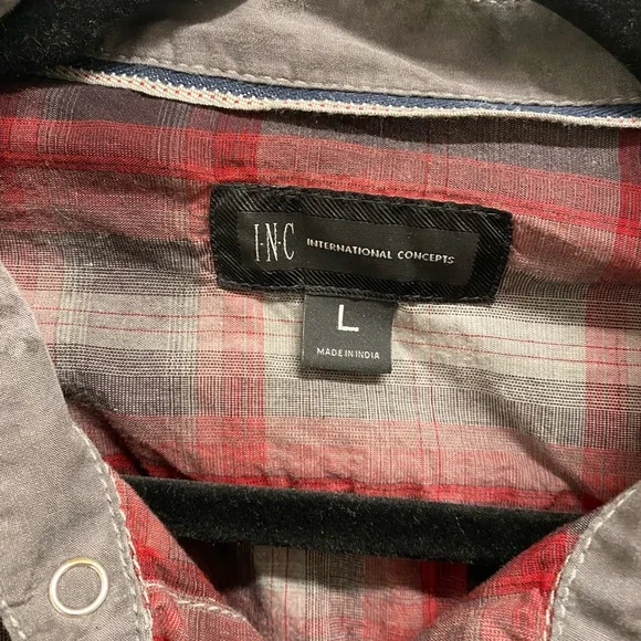 I.N.C International Concepts Men’s Long-Sleeved Shirt - Large - Picture 4 of 4